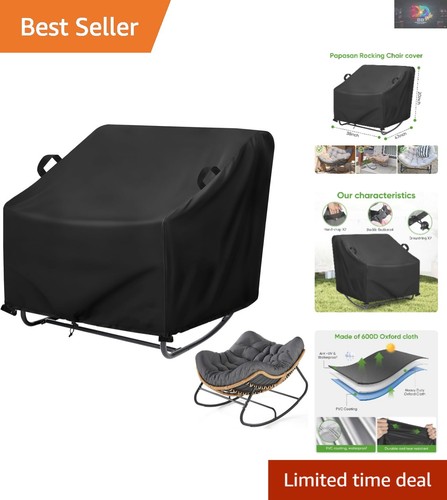 Durable 600d black papasan - black,