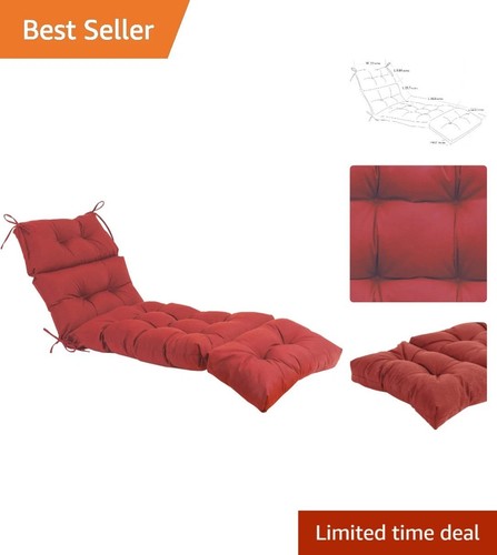 Weather resistant red lounge - weather,