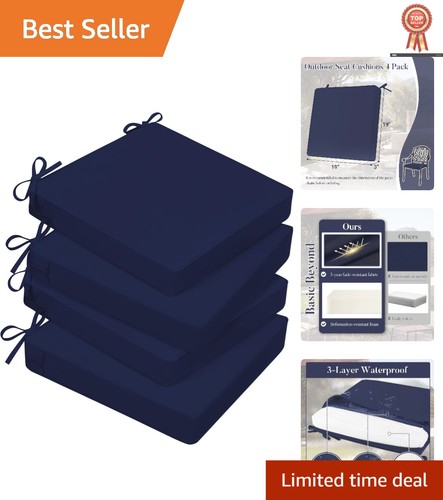 Navy blue outdoor chair - blue,
